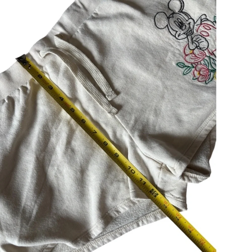 Disney Women's Athletic Shorts with Mickey Mouse Embroidery